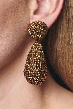 Sachin & Babi Earrings<Alena Earrings -  Metallic Faceted Beads
