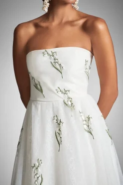 Sachin & Babi Ball Gowns|Shop By Event<Anais Gown - White/Embroidered Floral