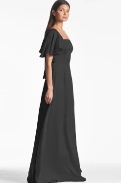 Sachin & Babi Black|Champagne<Aurora Gown -