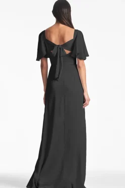 Sachin & Babi Black|Champagne<Aurora Gown -