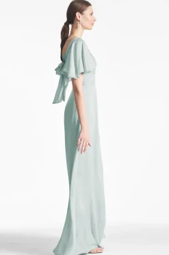 Sachin & Babi Green|Champagne<Aurora Gown -