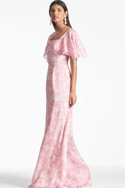 Sachin & Babi Pink|Champagne<Aurora Gown -