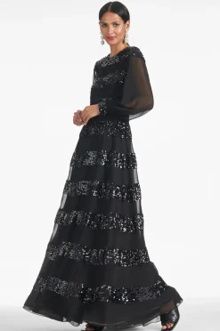 Sachin & Babi Evening|Winter<Brenda Gown -