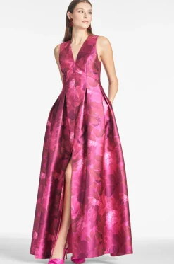 Sachin & Babi Evening|Evening<Brooke Gown -