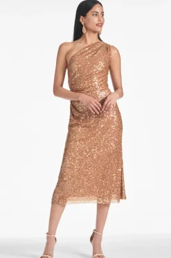 Sachin & Babi Cocktail|One Shoulder<Carmen Dress -