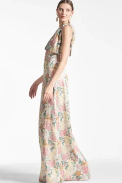 Sachin & Babi Champagne|Prints<Chelsea Gown -