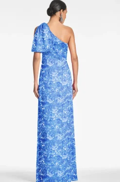 Sachin & Babi Blue|Champagne<Chelsea Gown -