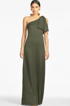 Sachin & Babi Green|Green<Chelsea Gown -