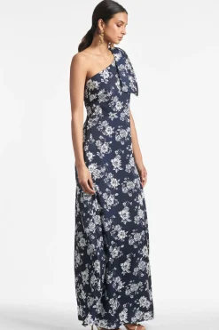 Sachin & Babi Blue|Prints<Chelsea Gown - Navy u0026 Ivory Peony