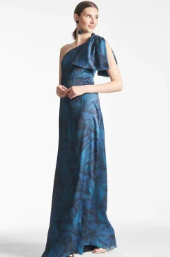 Sachin & Babi Blue|Prints<Chelsea Gown -