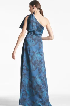 Sachin & Babi Blue|Prints<Chelsea Gown -