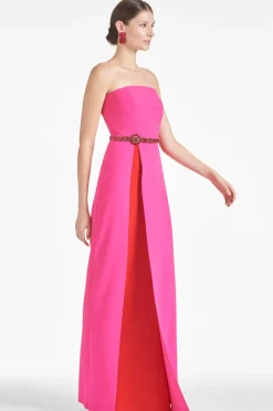 Sachin & Babi Evening|Evening<Daniella Gown - Electric Pink/Red