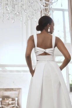 Sachin & Babi Bridal Separates|Engagement Party<Darcy Top - - Mikado