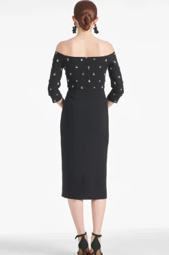 Sachin & Babi Crepe|Black<Fatima Dress -