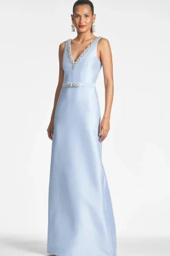 Sachin & Babi Evening|Column<Garda Gown -