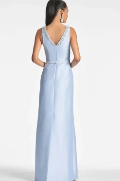 Sachin & Babi Evening|Column<Garda Gown -