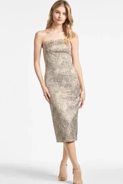 Sachin & Babi Cocktail|Strapless<Isa Dress -