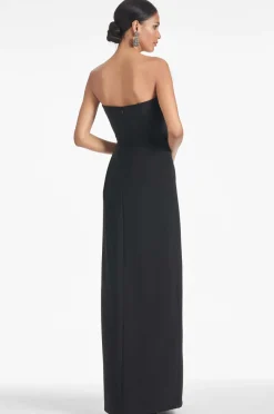 Sachin & Babi Evening|Evening<Ivy Gown - Black/Silver