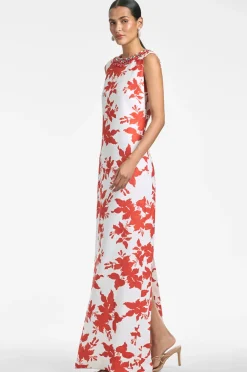 Sachin & Babi Orange<Juliana Gown -