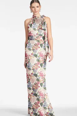Sachin & Babi Champagne|Prints<Kayla Gown -