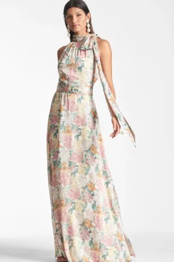 Sachin & Babi Champagne|Prints<Kayla Gown -