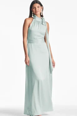 Sachin & Babi Green|Green<Kayla Gown -