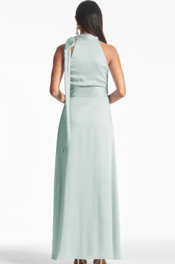 Sachin & Babi Green|Green<Kayla Gown -