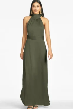 Sachin & Babi Green|Green<Kayla Gown -