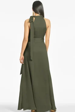 Sachin & Babi Green|Green<Kayla Gown -