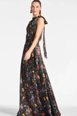 Sachin & Babi Black|Champagne<Kayla Gown -