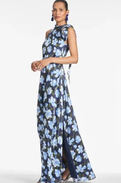 Sachin & Babi Blue|Champagne<Kayla Gown -