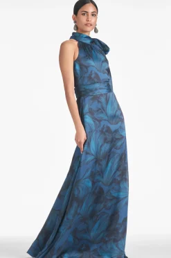 Sachin & Babi Blue|Prints<Kayla Gown -