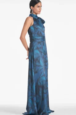 Sachin & Babi Blue|Prints<Kayla Gown -