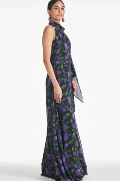 Sachin & Babi Champagne|Prints<Kayla Gown -