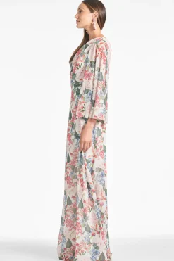 Sachin & Babi Champagne|Prints<Keely Gown -