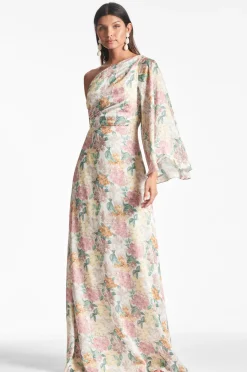 Sachin & Babi Champagne|Prints<Keely Gown -