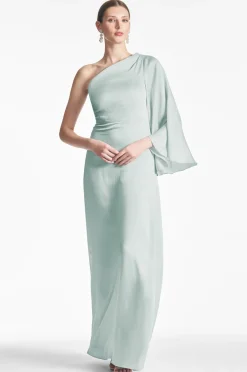 Sachin & Babi Green|Champagne<Keely Gown -