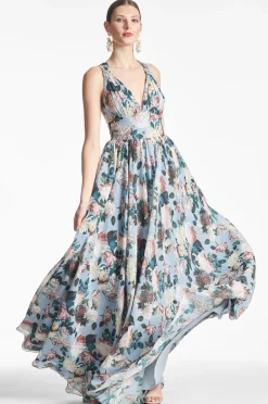Sachin & Babi Daytime|Warm Weather<Kenzia Gown -