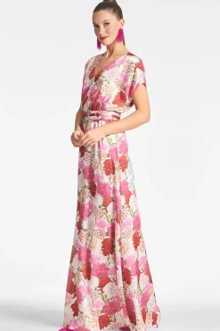 Sachin & Babi Champagne|Prints<Leah Gown -