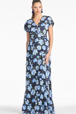 Sachin & Babi Blue|Champagne<Leah Gown -