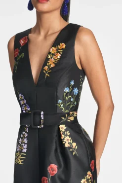 Sachin & Babi Evening|Column<Marsden Gown -