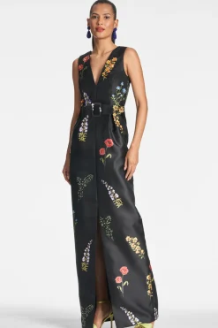 Sachin & Babi Evening|Column<Marsden Gown -