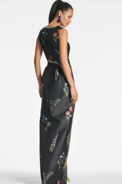 Sachin & Babi Evening|Column<Marsden Gown -