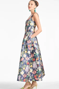 Sachin & Babi Tea-Lenght|Blue<Mia Gown -