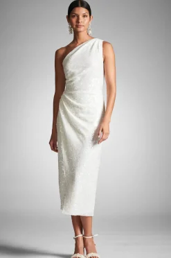 Sachin & Babi Engagement Party|Rehearsal Dinner<Phoebe Dress - Ivory Sequins