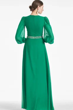 Sachin & Babi Winter|Winter<Ramsey Gown -