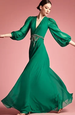 Sachin & Babi Winter|Winter<Ramsey Gown -