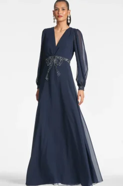 Sachin & Babi Winter|Winter<Ramsey Gown -