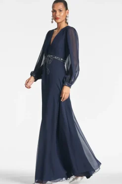 Sachin & Babi Winter|Winter<Ramsey Gown -