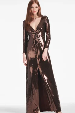 Sachin & Babi Evening|Winter<Sequin Talulla Gown -